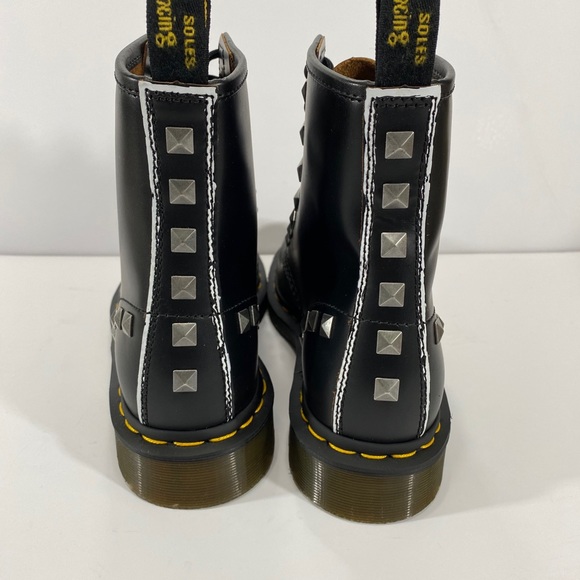 SOLD NEW DR MARTENS 1460 STUD CARE APPLIQUE BOOTS - Picture 5 of 11